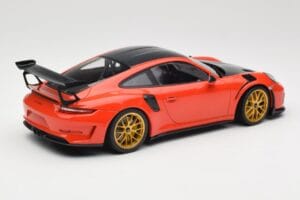 Porsche 911 991.2 GT3 RS Weissach Package Lava Orange Arany Magnézium Felnik Minichamps 1:18 153068227 Fém – 2. kép a 6-ből