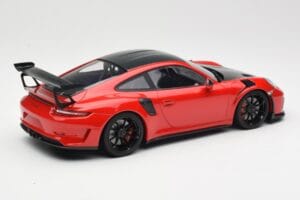 Porsche 911 991.2 GT3 RS Weissach Package Piros Fekete Felnikkel Minichamps 1:18 155068230 Fém – 2. kép a 6-ből