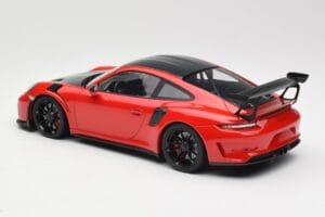 Porsche 911 991.2 GT3 RS Weissach Package Piros Fekete Felnikkel Minichamps 1:18 155068230 Fém – 5. kép a 6-ből