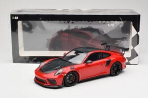 Porsche 911 991.2 GT3 RS Weissach Package Piros Fekete Felnikkel Minichamps 1:18 155068230 Fém – 6. kép a 6-ből
