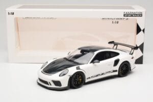 Porsche 911 991.2 GT3 RS Weissach Package Fehér Wording Fekete Magnézium Felnik Minichamps 1:18 153068225 Fém – 6. kép a 6-ből