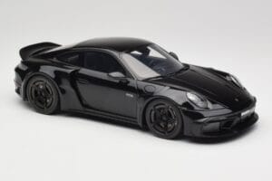 Porsche 911 992 Brabus 900 Rocket-R Obsidian Black GT Spirit 1:18 GT502 Gyanta – 4. kép a 6-ből