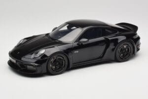 Porsche 911 992 Brabus 900 Rocket-R Obsidian Black GT Spirit 1:18 GT502 Gyanta