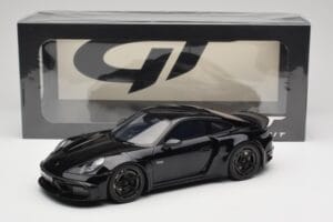 Porsche 911 992 Brabus 900 Rocket-R Obsidian Black GT Spirit 1:18 GT502 Gyanta – 6. kép a 6-ből