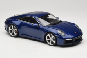 Porsche 911 992 Carrera 4S Blue Metallic Minichamps 1:18 153067327 Fém – 4. kép a 6-ből
