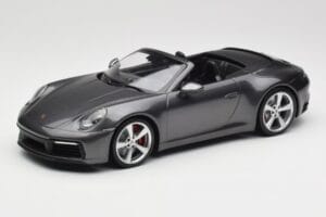 Porsche 911 992 Carrera 4S Kabrió Agate Grey Metallic Minichamps 1:18 155067336 Fém