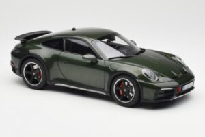 Porsche 911 992 Dakar Oak Zöld Metál Norev 1:18 187241 Fém – 7. kép a 9-ből