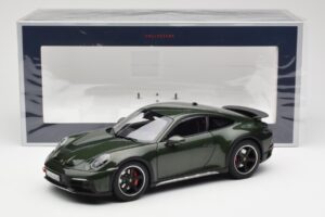 Porsche 911 992 Dakar Oak Zöld Metál Norev 1:18 187241 Fém – 9. kép a 9-ből