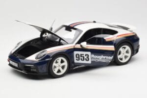 Porsche 911 992 Dakar Rough Roads Norev 1:18 187240 Fém – 2. kép a 9-ből