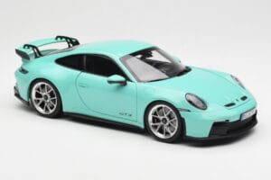 Porsche 911 992 GT3 Mint Zöld Norev 1:18 187316 Fém – 6. kép a 8-ből