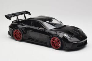 Porsche 911 992 GT3 RS Fekete & Piros Felnik & Fekete Dekor Minichamps 1:18 153062240 Fém – 4. kép a 6-ből
