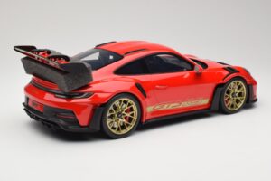 Porsche 911 992 GT3 RS Guards Red GT Spirit 1:12 GT939 Gyanta – 2. kép a 6-ből