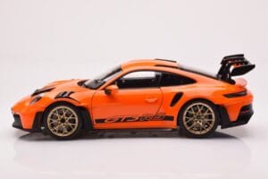 Porsche 911 992 GT3 RS Gulf Narancssárga Norev 1:18 187360 Fém – 4. kép a 8-ből