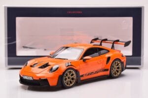 Porsche 911 992 GT3 RS Gulf Narancssárga Norev 1:18 187360 Fém – 8. kép a 8-ből