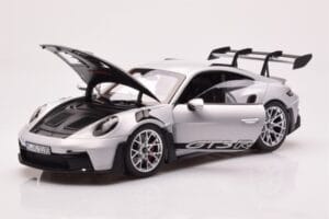 Porsche 911 992 GT3 RS Ice Szürke Norev 1:18 187359 Fém – 2. kép a 8-ből