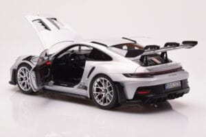 Porsche 911 992 GT3 RS Ice Szürke Norev 1:18 187359 Fém – 5. kép a 8-ből