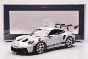 Porsche 911 992 GT3 RS Ice Szürke Norev 1:18 187359 Fém – 8. kép a 8-ből