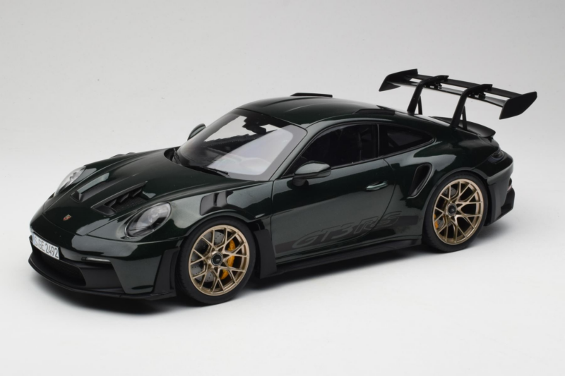 Porsche 911 992 GT3 RS Jet Green Metallic Black Norev 1:12 127532 Fém