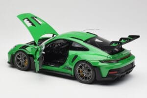 Porsche 911 992 GT3 RS Python Zöld Norev 1:18 WAP0212820RGT3 Fém – 5. kép a 8-ből