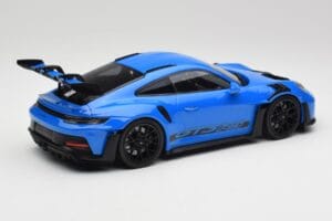 Porsche 911 992 GT3 RS Shark Kék & Fekete Felnik Minichamps 1:18 153062233 Fém – 2. kép a 6-ből