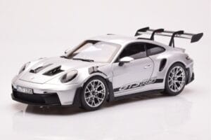 Porsche 911 992 GT3 RS Ezüst Metál Norev 1:18 187357 Fém