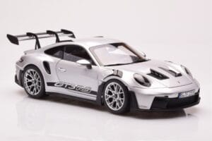 Porsche 911 992 GT3 RS Ezüst Metál Norev 1:18 187357 Fém – 6. kép a 8-ből