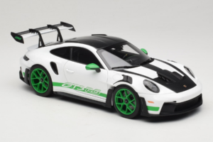 Porsche 911 992 GT3 RS Tribute to Carrera RS White Python Green Norev 1:18 187372 Fém – 6. kép a 8-ből