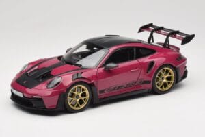 Porsche 911 992 GT3 RS Weissach Package Ruby Star Norev 1:18 187370 Fém