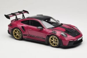 Porsche 911 992 GT3 RS Weissach Package Ruby Star Norev 1:18 187370 Fém – 6. kép a 8-ből