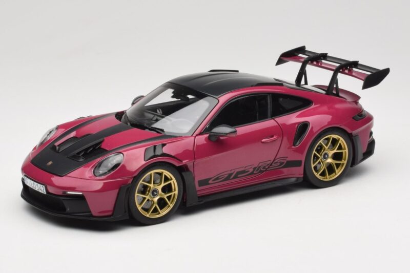 Porsche 911 992 GT3 RS Weissach Package Ruby Star Norev 1:18 187370 Fém
