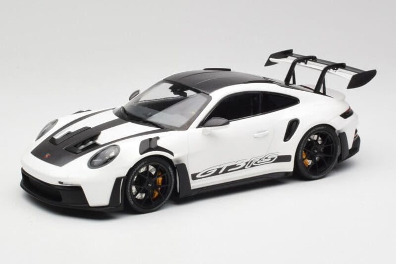 Porsche 911 992 GT3 RS Fehér & Fekete Felnik Minichamps 1:18 155062230 Fém