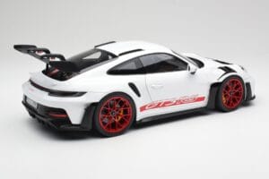Porsche 911 992 GT3 RS Fehér & Pyro Piros Norev 1:12 127530 Fém – 2. kép a 6-ből