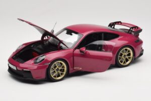 Porsche 911 992 GT3 Ruby Star Neo Norev 1:18 187381 Fém – 2. kép a 8-ből