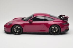 Porsche 911 992 GT3 Ruby Star Neo Red GT Spirit 1:12 GT536 Gyanta – 3. kép a 6-ből