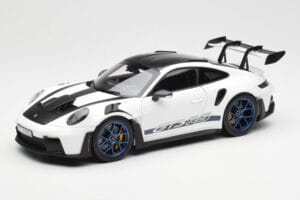 Porsche 911 992 GT3 Weissach Package Fehér & Indigo Kék Norev 1:18 187353 Fém