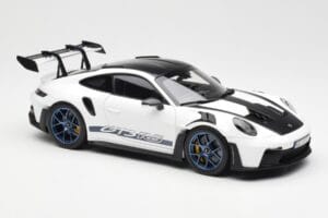 Porsche 911 992 GT3 Weissach Package Fehér & Indigo Kék Norev 1:18 187353 Fém – 6. kép a 8-ből