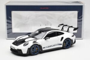 Porsche 911 992 GT3 Weissach Package Fehér & Indigo Kék Norev 1:18 187353 Fém – 8. kép a 8-ből