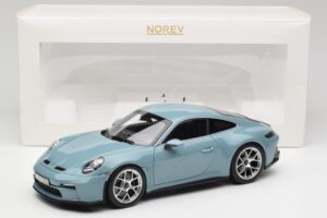 Porsche 911 992 S/T Meissen Blue Norev 1:18 187470 Fém – 8. kép a 8-ből