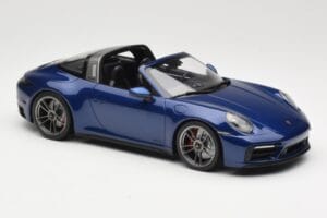 Porsche 911 992 Targa 4 GTS Blue Metallic Minichamps 1:18 155061060 Fém – 4. kép a 6-ből