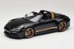Porsche 911 992 Targa Porsche Design Fekete & Arany Concept Minichamps 1:18 PORSCHE001 Fém
