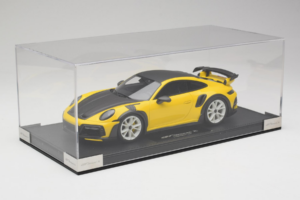 Porsche 911 992 TechArt GTstreet R Sárga Fehér Felnikkel TechArt 1:18 REMC015 Gyanta – 5. kép a 6-ből