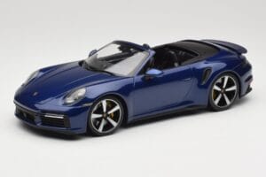 Porsche 911 992 Turbo S Kabrió Blue Metallic Minichamps 1:18 155069081 Fém