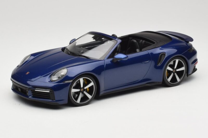 Porsche 911 992 Turbo S Kabrió Blue Metallic Minichamps 1:18 155069081 Fém