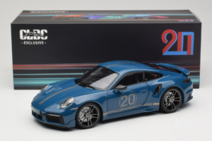 Porsche 911 992 Turbo S Coupe Sport Design Kék Minichamps 1:18 113069073 Fém – 8. kép a 8-ből