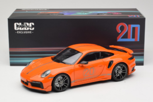 Porsche 911 992 Turbo S Coupe Sport Design Narancssárga Minichamps 1:18 113069074 Fém – 8. kép a 8-ből