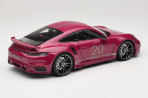 Porsche 911 992 Turbo S Coupe Sport Design Piros Minichamps 1:18 113069075 Fém – 3. kép a 8-ből