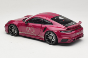 Porsche 911 992 Turbo S Coupe Sport Design Piros Minichamps 1:18 113069075 Fém – 7. kép a 8-ből