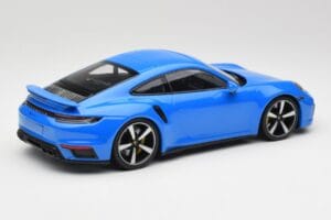 Porsche 911 992 Turbo S Gentian Kék Minichamps 1:18 155069074 Fém – 2. kép a 6-ből
