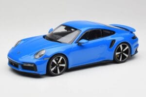 Porsche 911 992 Turbo S Gentian Kék Minichamps 1:18 155069074 Fém