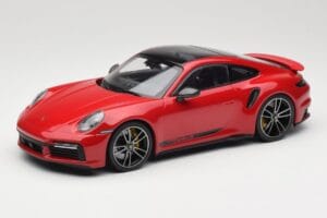 Porsche 911 992 Turbo S Piros Minichamps 1:18 155069070 Fém